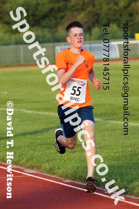 BMC 1500 metres, BMC, Chester le Street, July 19th. Photo: David T. Hewitson/Sports for All Pics